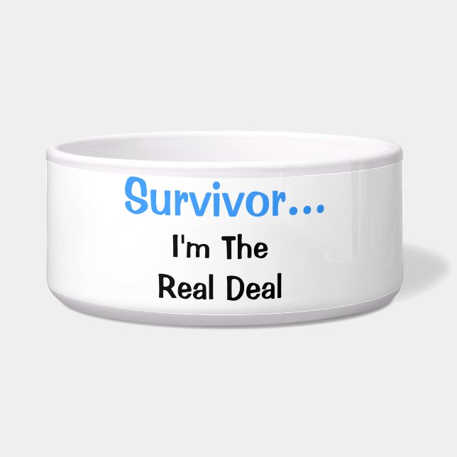 Écuelle Survivant Real Deal Pet (Devant)