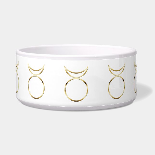 Écuelle Symbole de Dieu de la Corne païenne tombée (Devant)