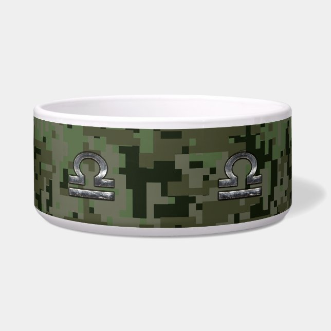 Écuelle SYMBOLE Zodiaque Libra Camouflage numérique Woodla (Devant)