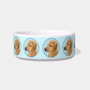 Écuelle Tableau Rhodesian Ridgeback - Art Chien original