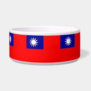 Écuelle Taïwan Flag Pet Bowl