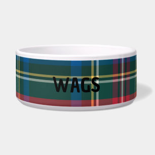 Écuelle Tartan à carreaux de Noël Nom de compagnie Classiq