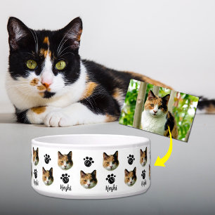 Écuelle Tasse Chat Photo Personnalisée
