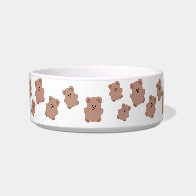 Écuelle Teddy Bear Pet Food Bowl (Devant)