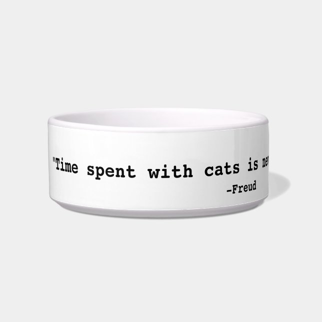 Écuelle Temps passé avec des chats (Gauche)