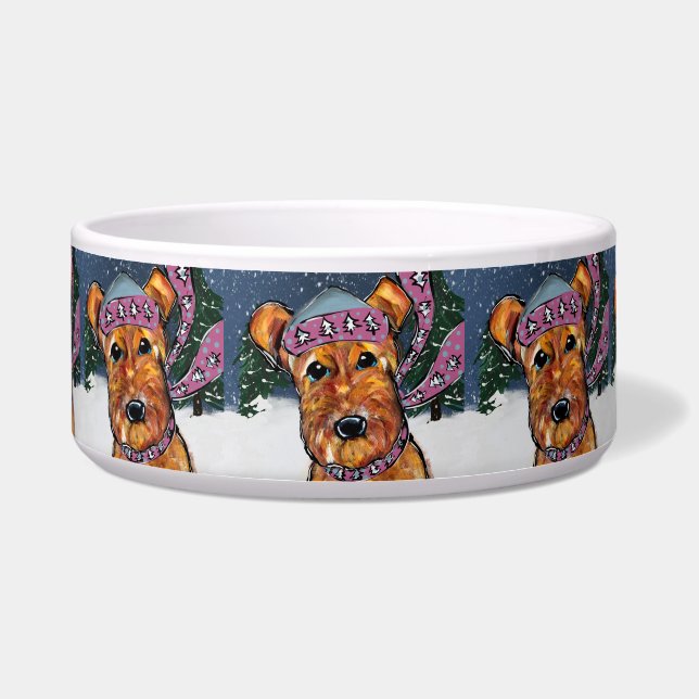 Écuelle Terriers Airedale (Devant)