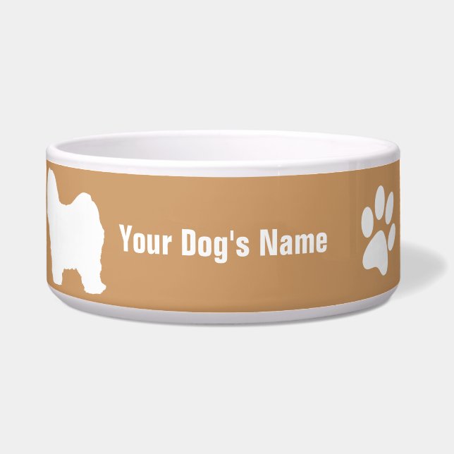 Écuelle Tibétain Terrier affrontent タ ・ リ テ (Devant)