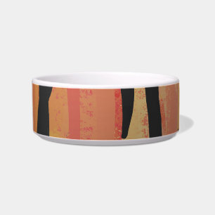 Écuelle Tigre Impression orange chaud et noir