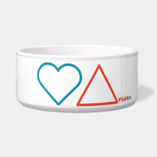Écuelle "Tomber amoureux du changement" Pet Bowl