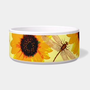 Écuelle Tournesols Et libellules,