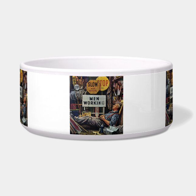 Écuelle Travailler d'hommes (Devant)