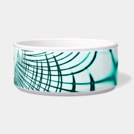 Écuelle Traversée cyan des traces courbées sur arrière - p