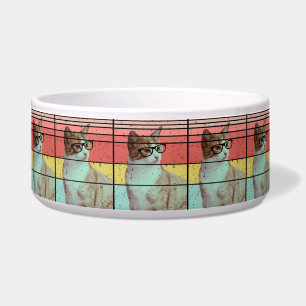 ÉCUELLE TRENDY FUNNY CUTE CAT VINTAGE