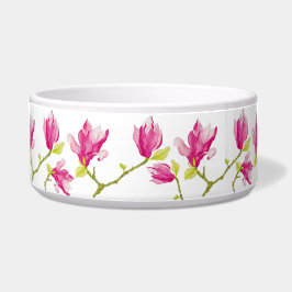 Écuelle Tulip Magnolias sur un bol de salades