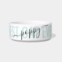 Turquoise Nom Personnalisé Moderne Script Chic Mei