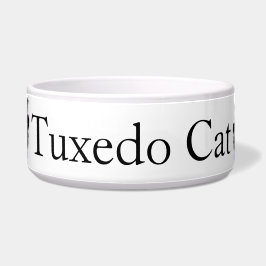 Écuelle Tuxedo Cat Cat Bowl