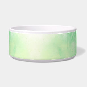 Écuelle Un bol blanc avec un lavis vert pastel