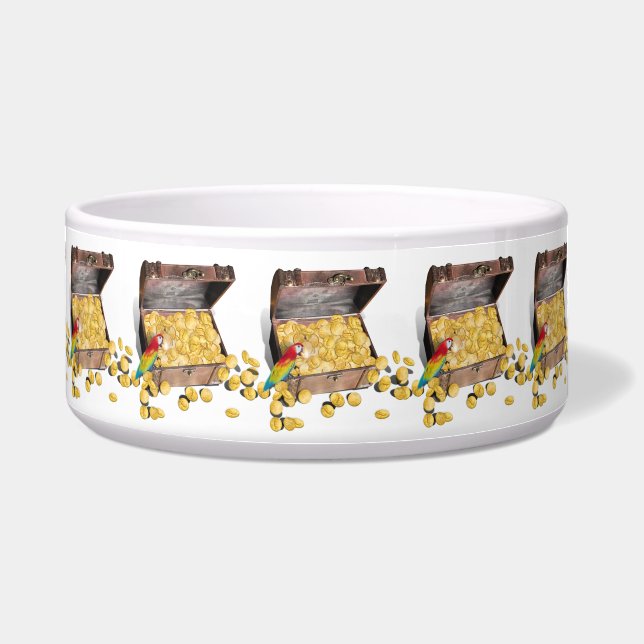 Écuelle Un coffre au trésor de pirates (Devant)