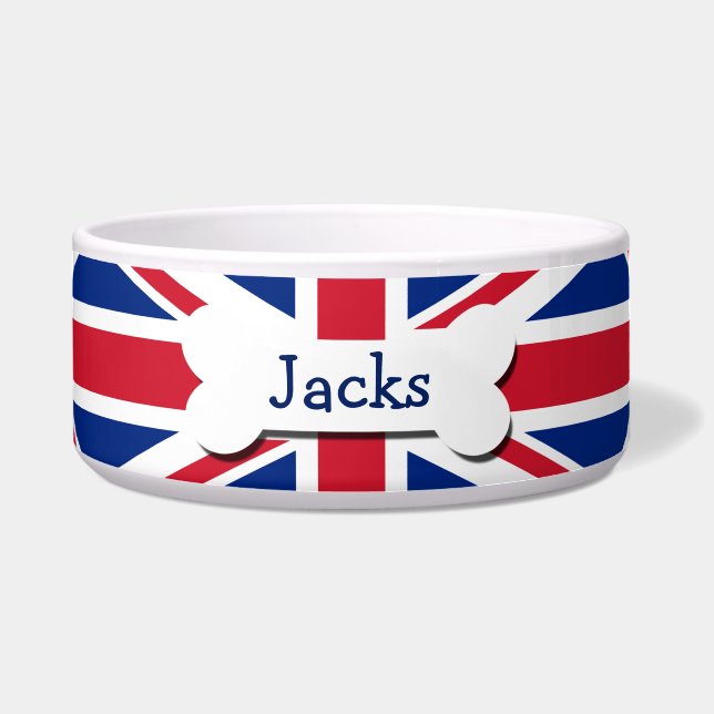 Écuelle Union Jack UK Personnalisé (Devant)