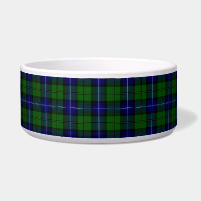Écuelle Urquhart tartan bleu vert plaid (Devant)