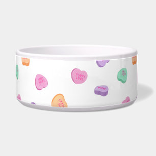 Écuelle Valentines Day Candy Hearts Motif