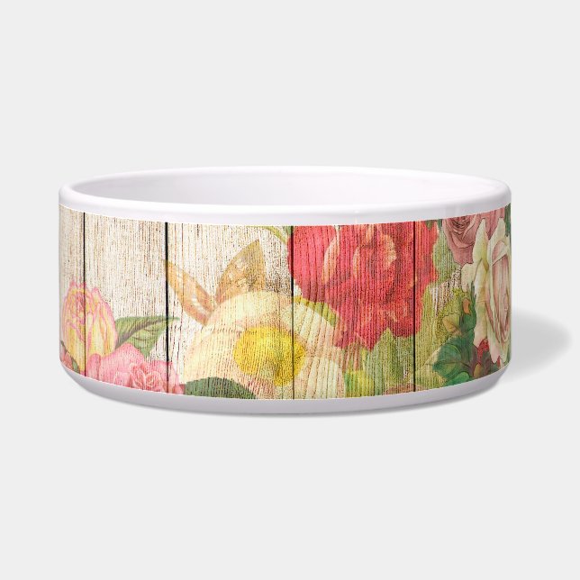 Écuelle Vintage Russe Romantique Rose Bois (Droite)