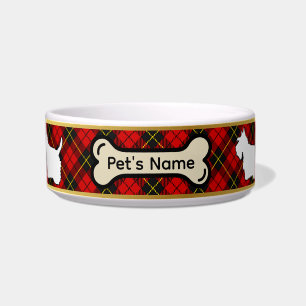 Écuelle Wallace Tartan Scottie Chien Bowl personnalisé