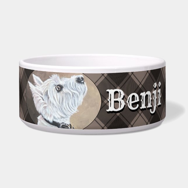 Écuelle Westie Recherche vers le profil B (Devant)