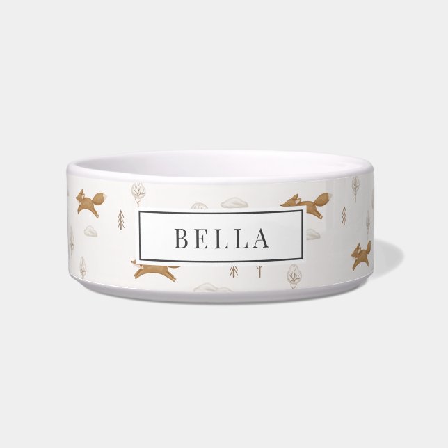 Écuelle Winterscape Fox Nom du Motif Animal (Devant)