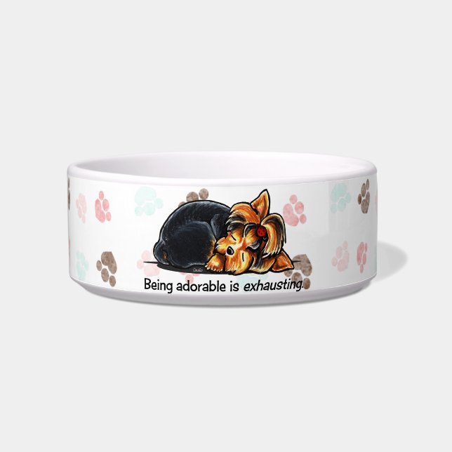 Écuelle Yorkie Etre Adorable Hors-Leash Art™ (Devant)