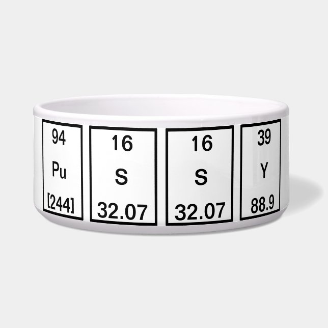 Écuelle Yttrium de sodium de plutonium (chat) (Devant)