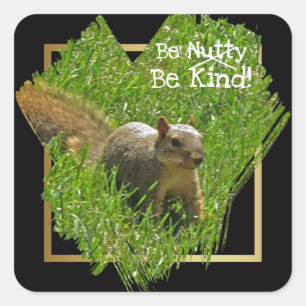 Écureuil Be Nutty Be Kind Sticker