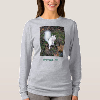 Écureuil blanc de Brevard - T-Shirt à manches long
