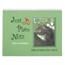 Écureuil drôle Juste Calendrier Nutz clair