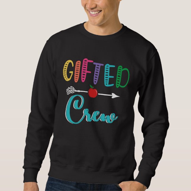 ed Crew First Day Back To School T For Teacher Sweatshirt (Vorderseite)