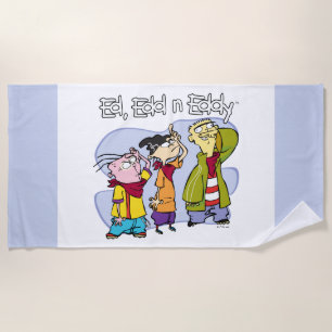 Ed, Edd, n Eddy Hand Signs Strandtuch