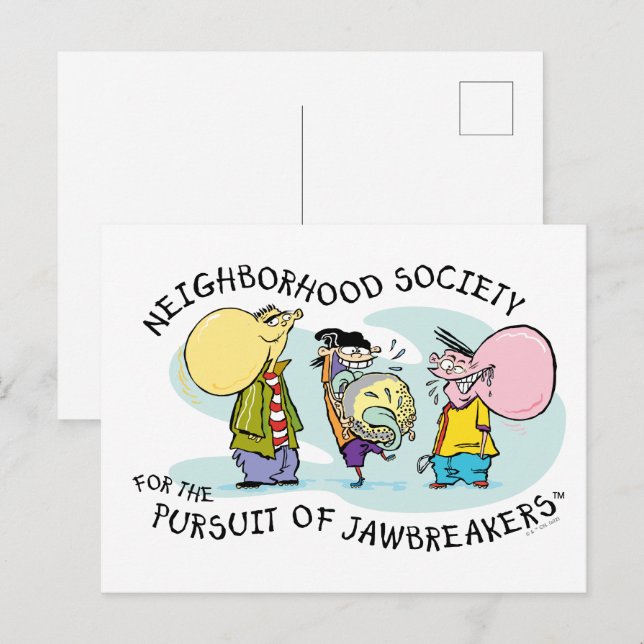 Ed, Edd, n Eddy - Jawbreakers Postkarte (Vorne/Hinten)