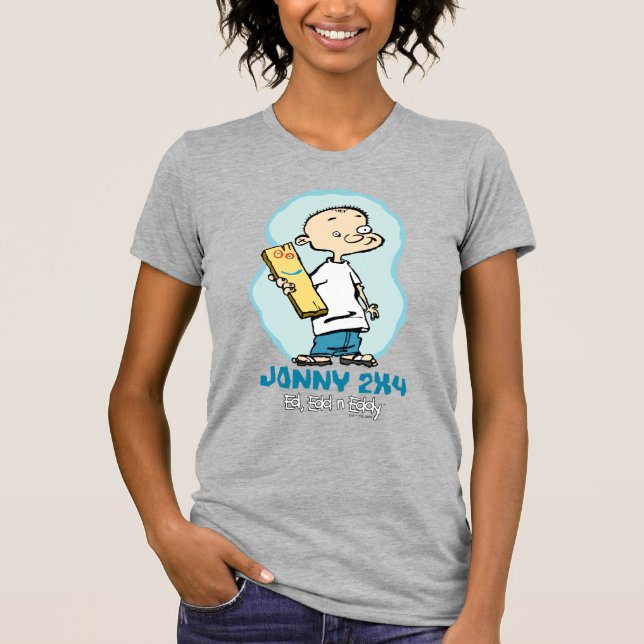 Ed, Edd, n' Eddy Jonny 2x4 und Plank T-Shirt (Vorderseite)