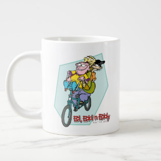 Ed, Edd, n Eddy on a Bike Jumbo-Tasse