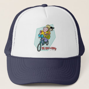 Ed, Edd, n Eddy on a Bike Truckerkappe