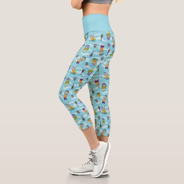 Ed, Edd, n Eddy Pattern Capri Leggings (Links)