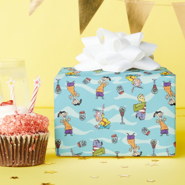 Ed, Edd, n Eddy Pattern Geschenkpapier (Geburtstagsparty)