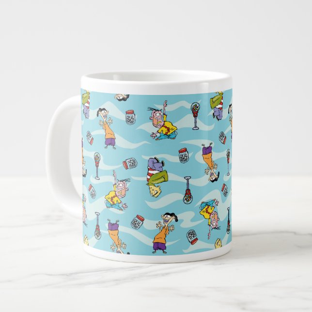 Ed, Edd, n Eddy Pattern Jumbo-Tasse (Vorderseite Links)