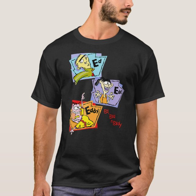 Ed Edd N Eddy Stacks Group Panels Alternate T-Shirt (Vorderseite)