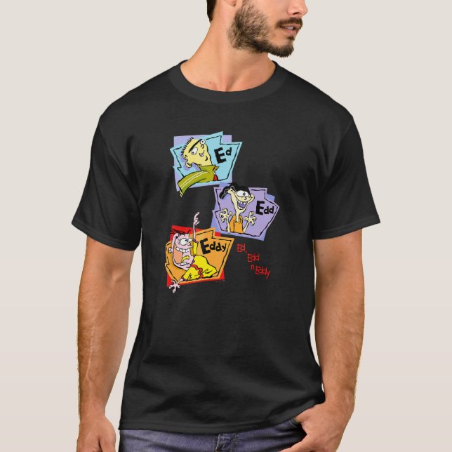 Ed Edd N Eddy Stacks Group Panels T-Shirt (Vorderseite)