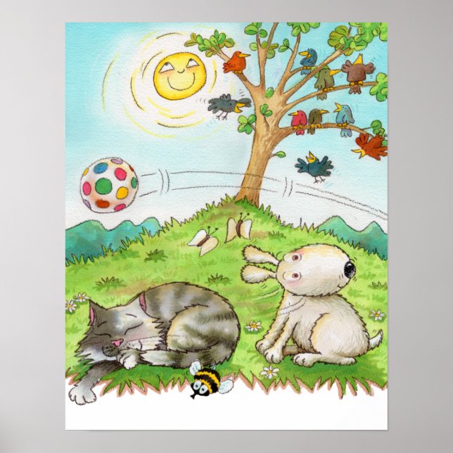 Ed et son affiche d'amis (Devant)