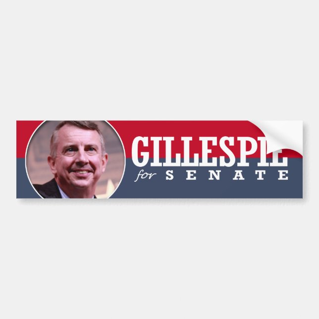 ED GILLESPIE KAMPAGNE AUTOAUFKLEBER (Vorne)