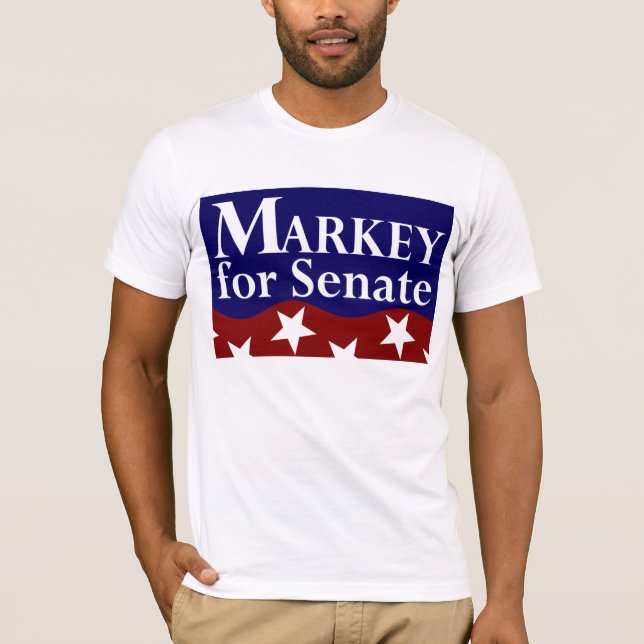 Ed Markey pour le T-shirt de sénat (Devant)