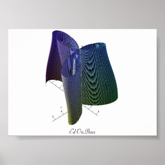 Ed on Bass Poster (Vorne)