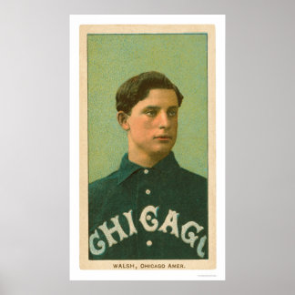 Ed Walsh Baseball Card 1909 Poster
